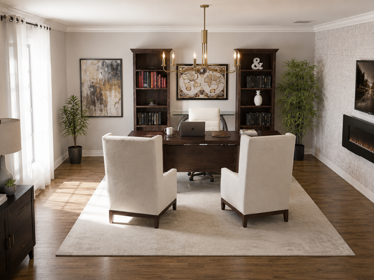 Modern Glam Office